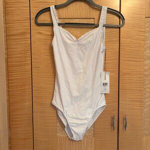 New with tags Wear Moi camisole leotard in White LARGE